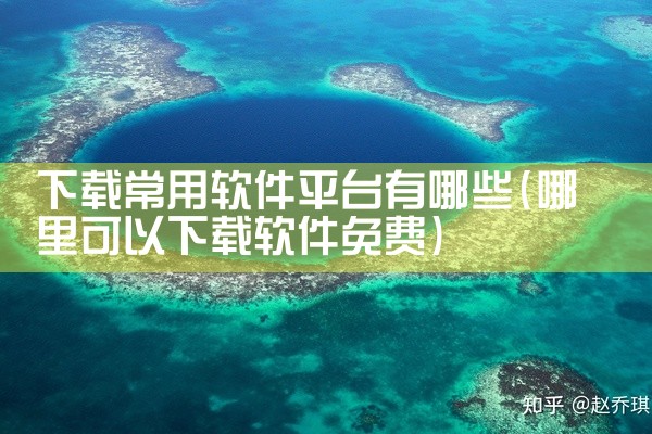下载常用软件平台有哪些