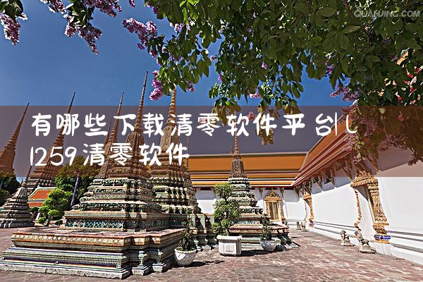 有哪些下载清零软件平台